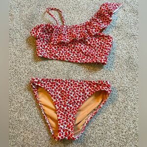 J Crew Crewcuts girls bikini size 10